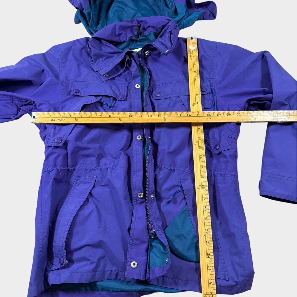 Vintage REI Gore-Tex Mountain Parka Jacket Women’s 12 Purple Teal 90s Gorpcore - Picture 14 of 16